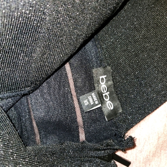 BEBE Shimmer Bandage Minidress - Worn once!! FINAL DROP!! - Picture 4 of 5
